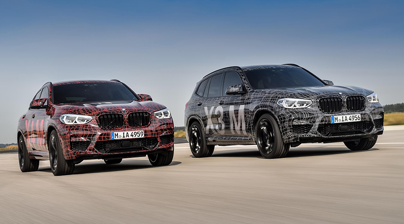 BMW X3 M and BMW X4 M front