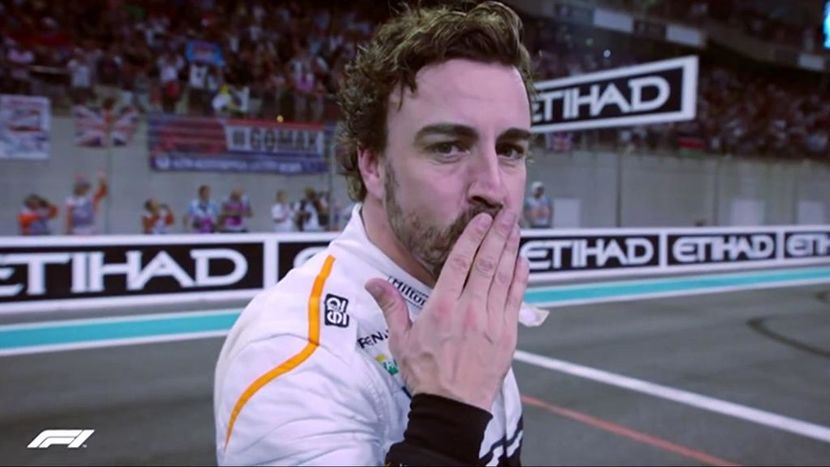 Fernando Alonso saying goodbye in 2018